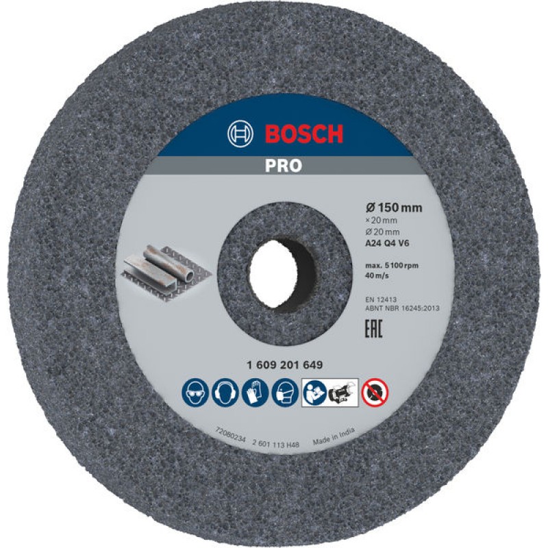 BOSCH PRO Meuleuse pour métal, 150 x 20 x 20 mm, G24 1609201649