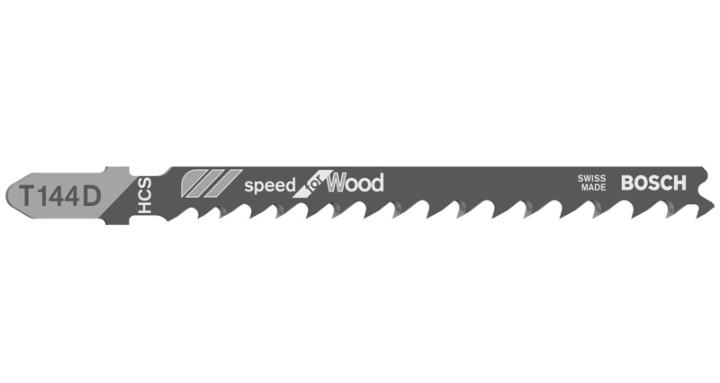 Bosch T 144 D Speed for Wood Lames de scie sauteuse 100 mm 2608637880