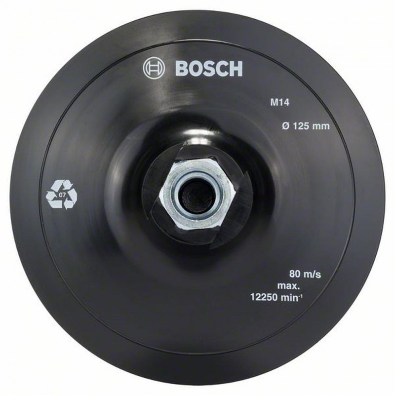 BOSCH Disque de ponçage à fixation auto-agrippante 125 mm, 12 250 tr/min réf. 2608601077