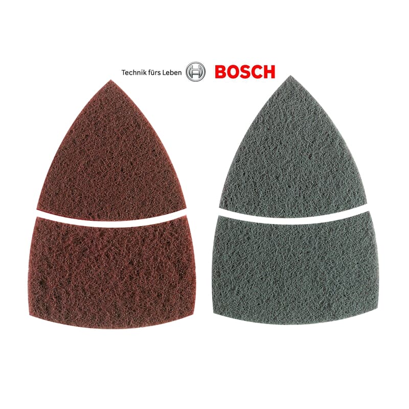Bosch Kit de feutres de nettoyage pour ponceuse multi-usages, 2 pièces, Velcro, 102 x 62, 93 mm