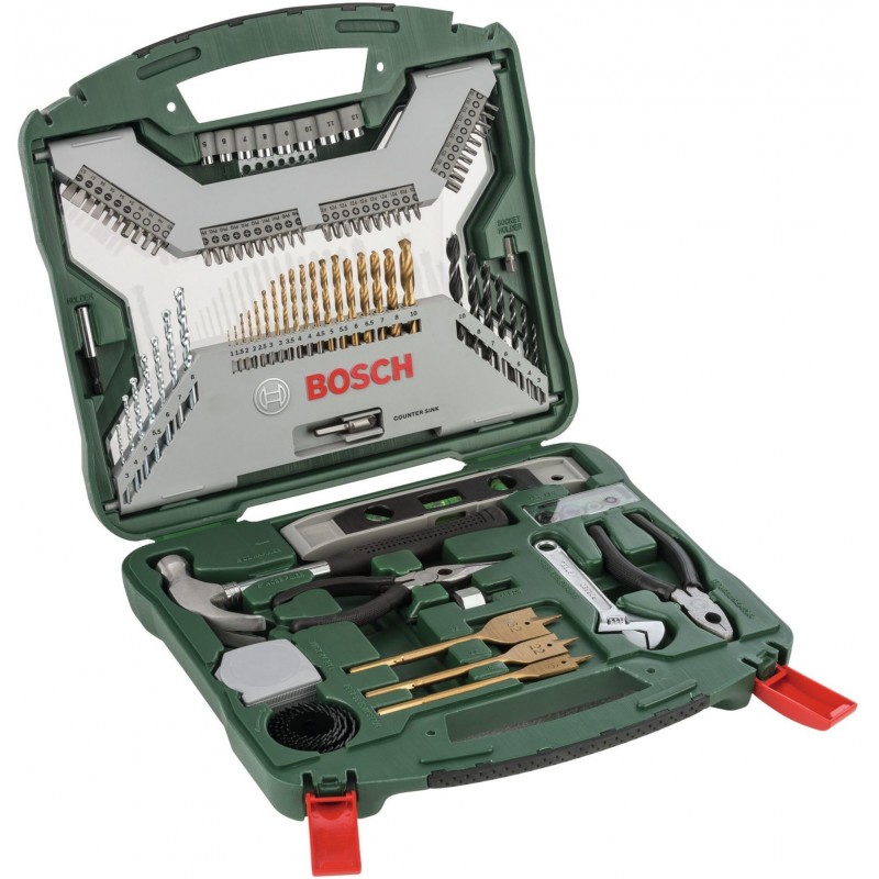 BOSCH Set de forets et embouts titane X-Line, 103 pièces 2607019331 — lot de 103