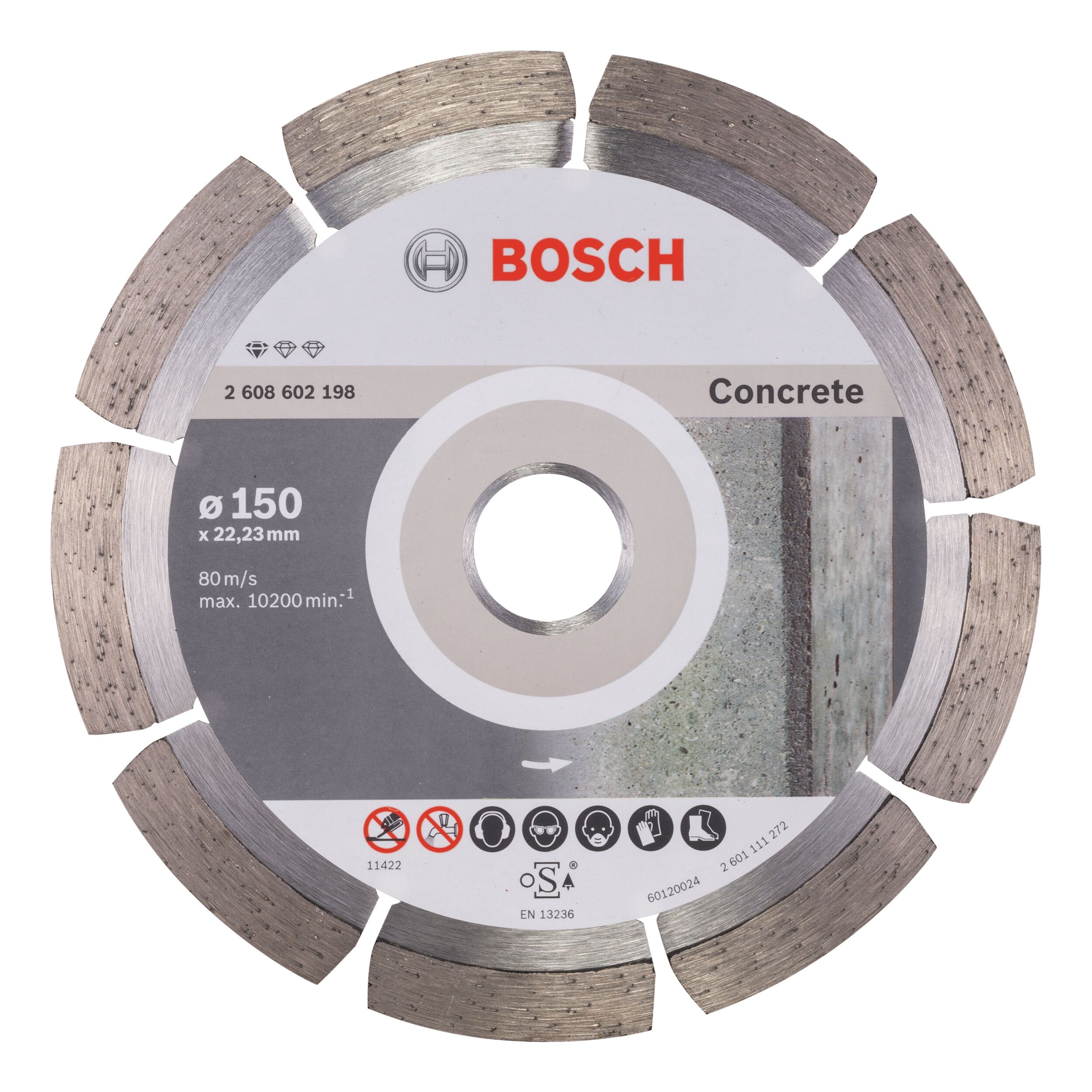 Disque diamant Standard for Concrete Bosch — lot de 2 pièces
