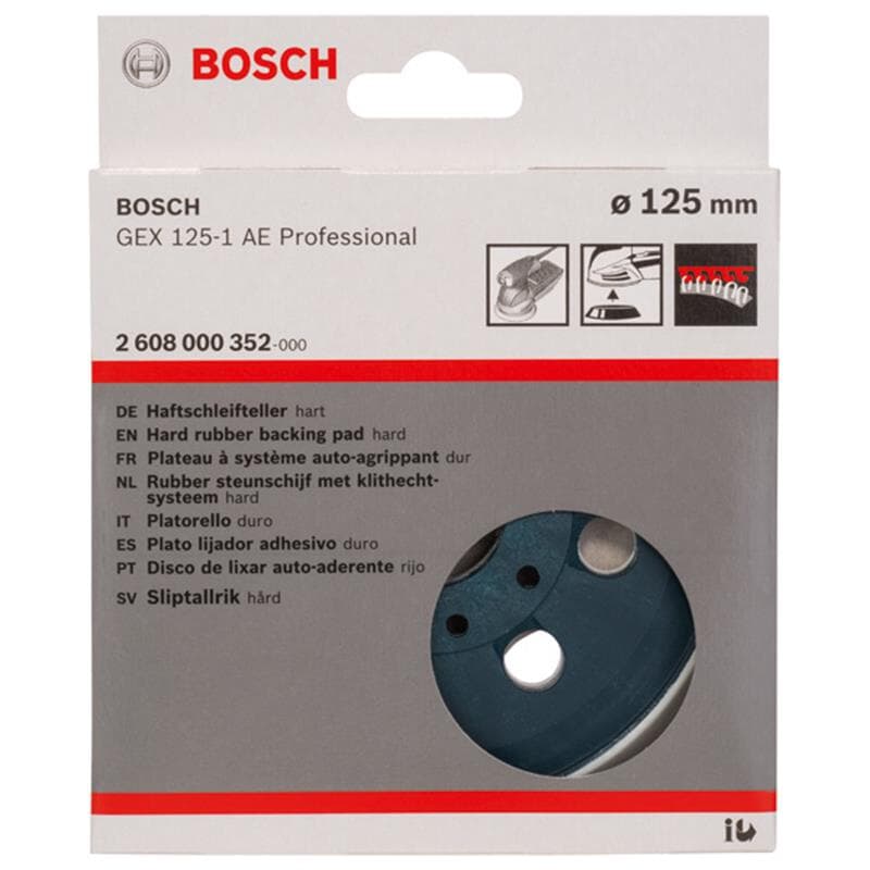 BOSCH Disque de ponçage dur diamètre 125 mm 2608000352