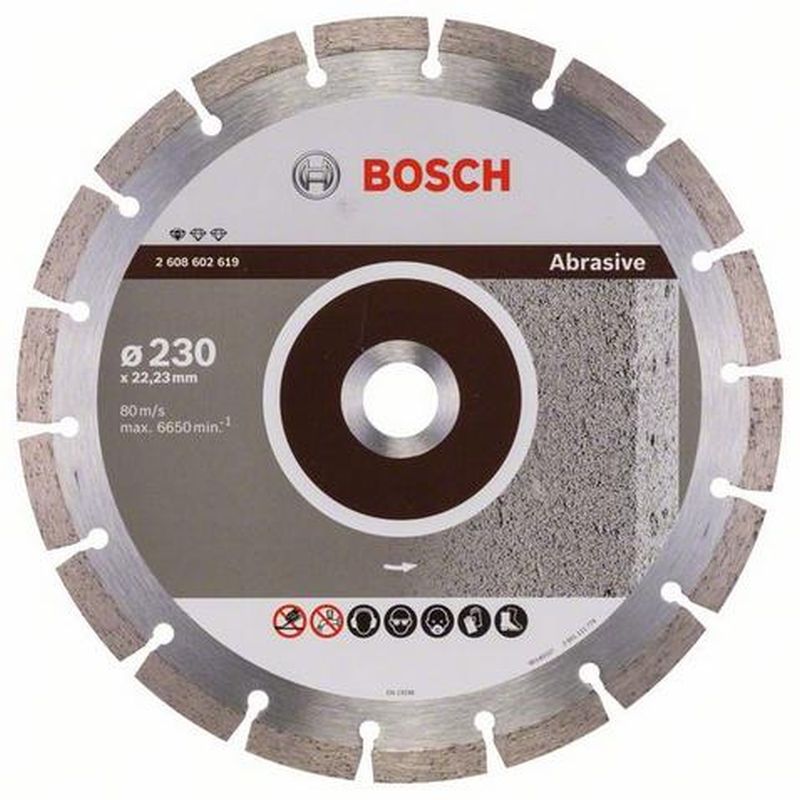 BOSCH Disque diamant 230 mm Standard for Abrasive 2608602619