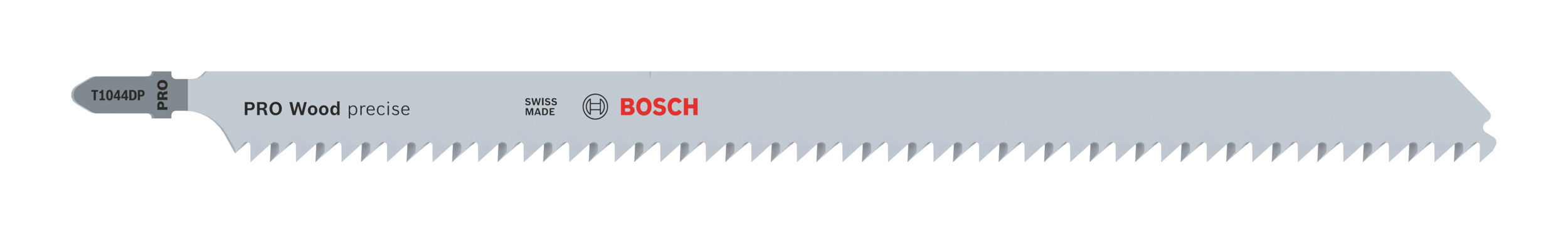 Lame de scie sauteuse Bosch T 1044 DP Longueur totale 250 mm Pas de dents 4 mm HCS 3 lames/boîte