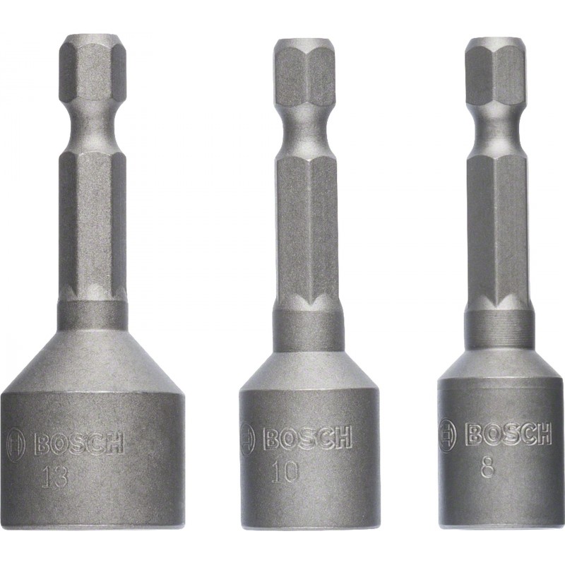 Bosch Power Tools Jeu de douilles 3 pièces, 2608551078 — lot de 3 pièces