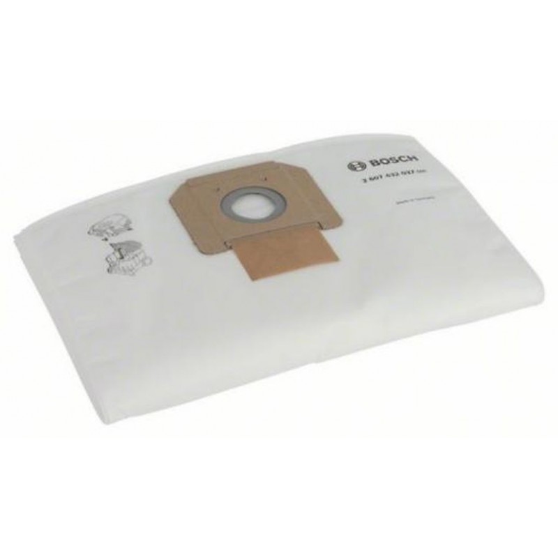 Bosch Sacs filtrants en non-tissé Adapté à GAS 35, 5 pièces, 2607432037 — lot de 5 pièces