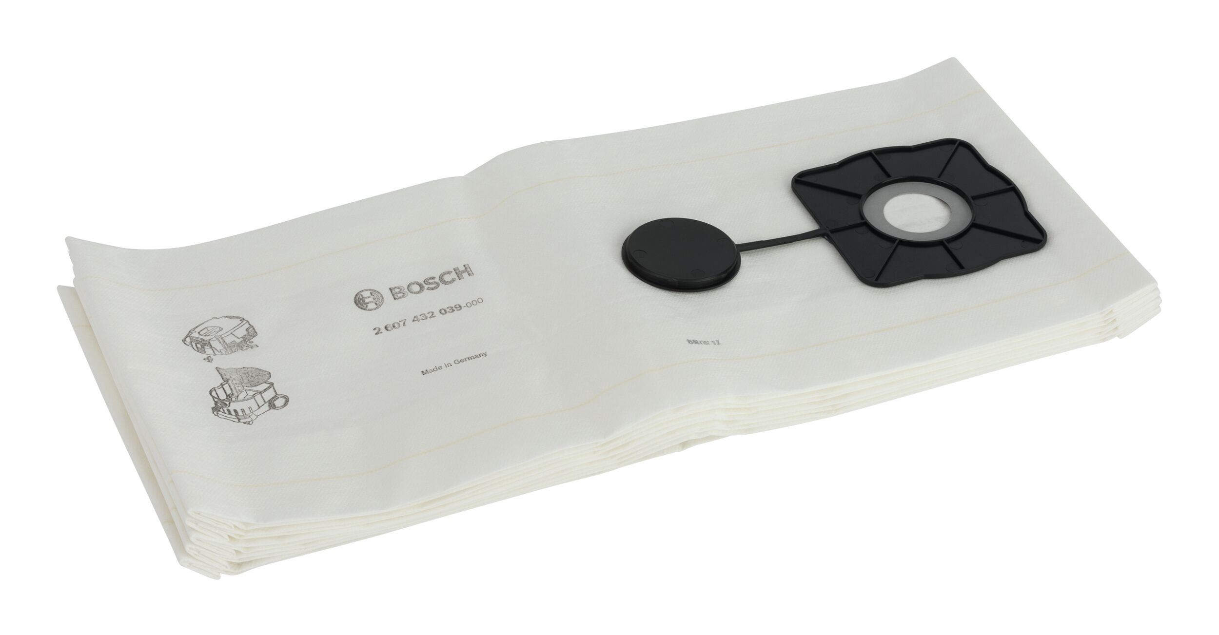Bosch Sacs filtrants pour aspiration humide 2607432039