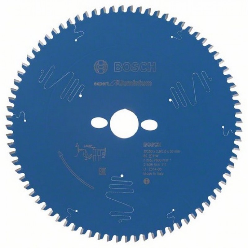 Lame de scie circulaire Expert for Aluminium BOSCH, 250 x 30 x 2,8 mm, 80, 2608644111