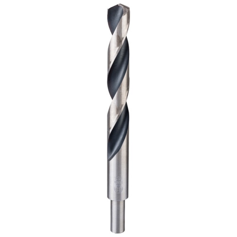 BOSCH Mèche hélicoïdale HSS PointTeQ, DIN 338, à tige réduite, 19,0 x 135 mm