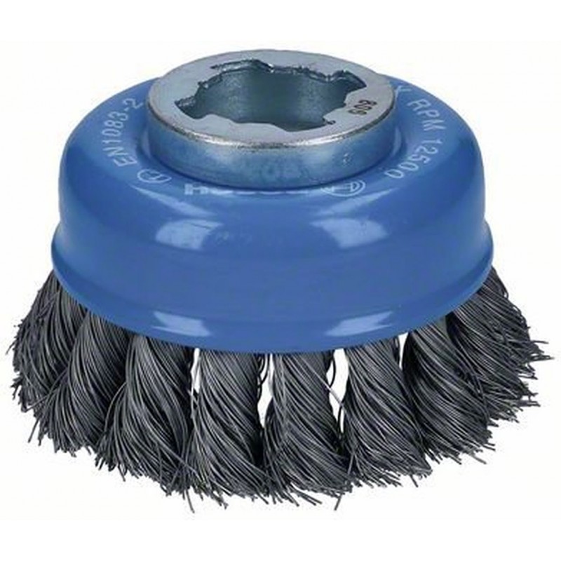 Brosse cup PRO Metal heavy X-Lock Bosch, 75 x 0,35 mm