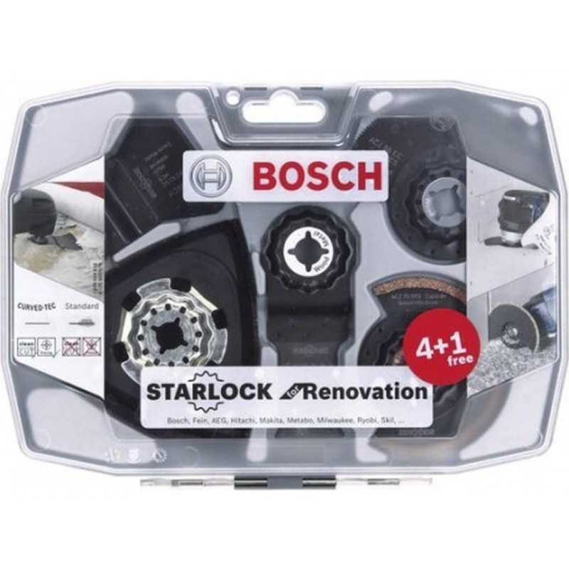 BOSCH Starlock Set Best of Renovation lames segmentées et à plongeon, 8 pièces — lot de 8