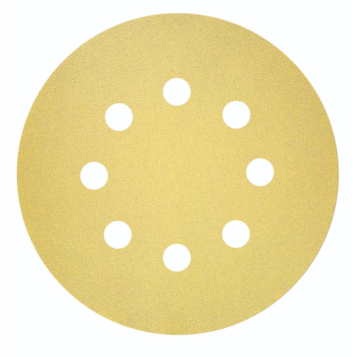 Disque de ponçage Bosch C450 Standard for General Purpose 125 mm, 8 trous - 50 pièces — lot de 50 pièces