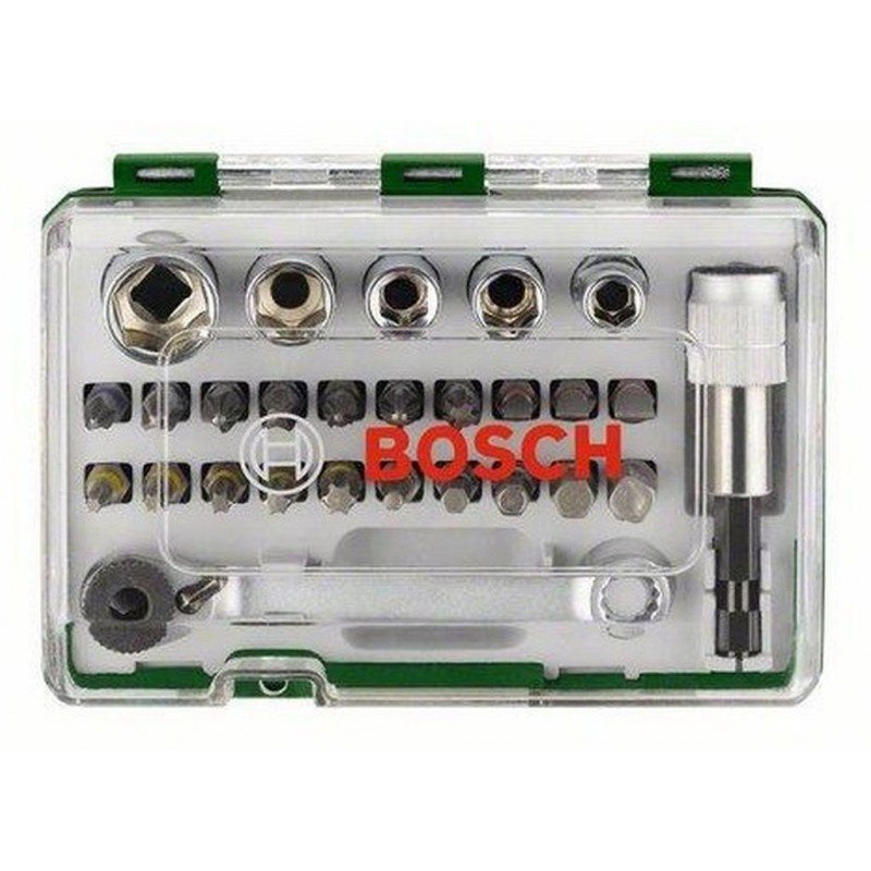 BOSCH Set de mèches pour vis 27 pièces Extra Hard 2607017562