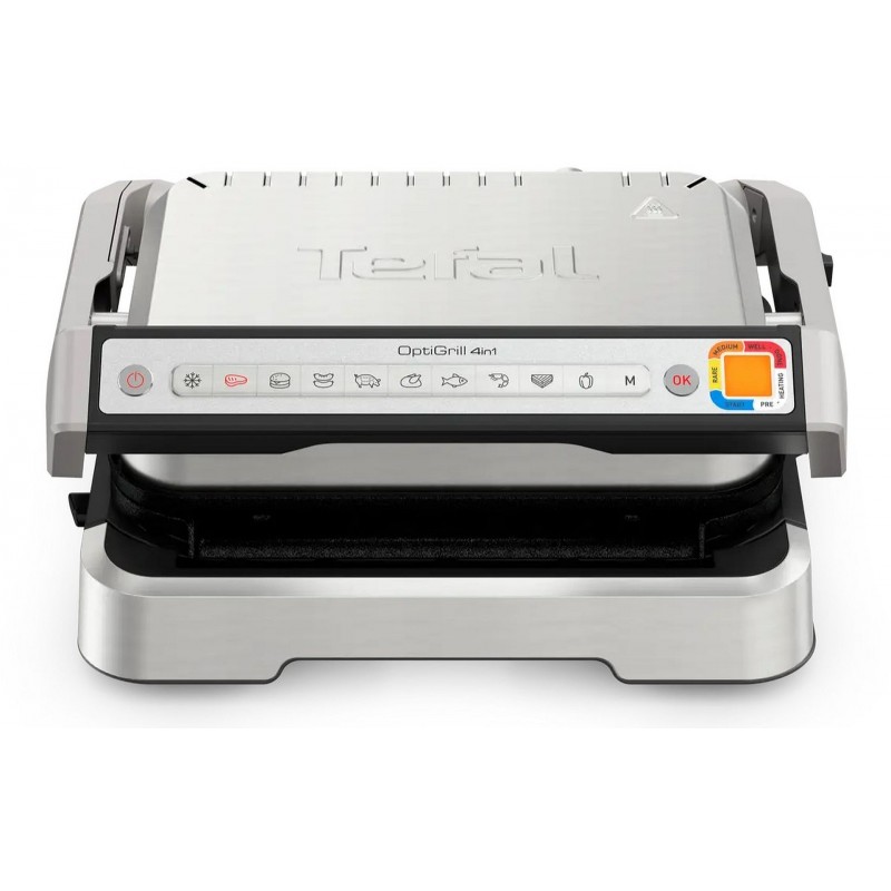 Tefal OptiGrill 4-in-1 GC774D30 Grill à contact (2100 W / 9 programmes automatiques)