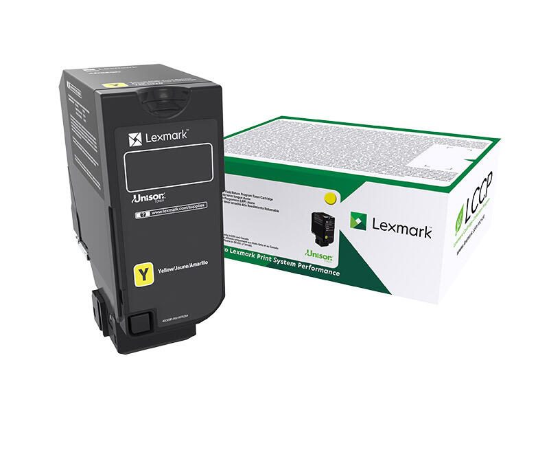 Cartouche de toner Lexmark - jaune (75B20Y0) pour CS727de, CS728de, CX727de