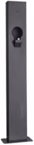 Pied de fixation Hager XVA130 pour station de recharge witty one, plus et pro, IK10, noir graphite
