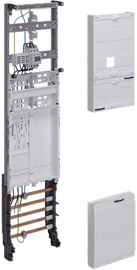 Champ complet Hager universZ 1 emplacement compteur BKE-I H 1050 mm 1 champ