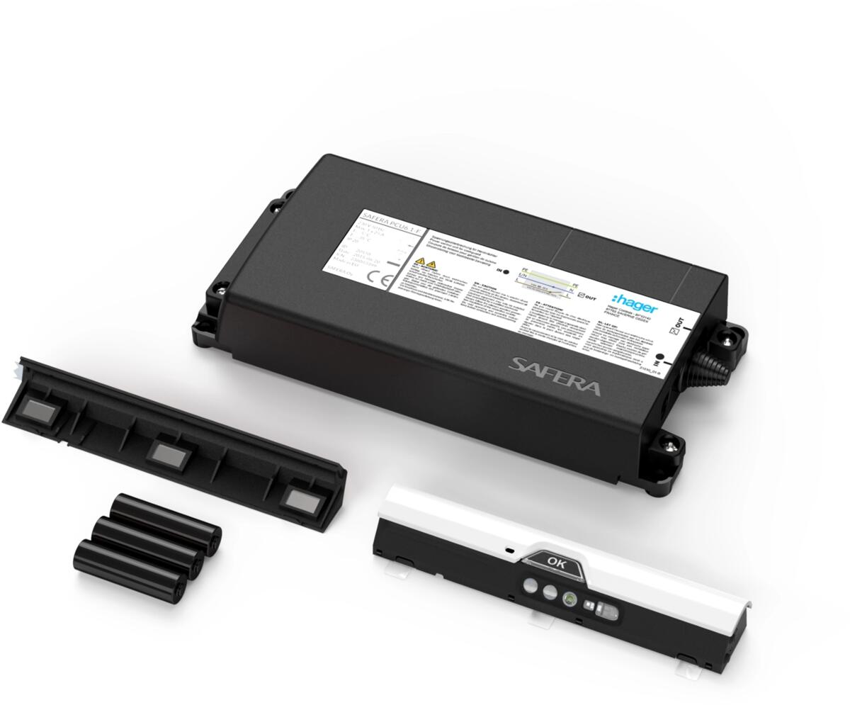 Hager Capteur de surveillance de cuisson WXH212 avec unité de coupure radio 230V AC