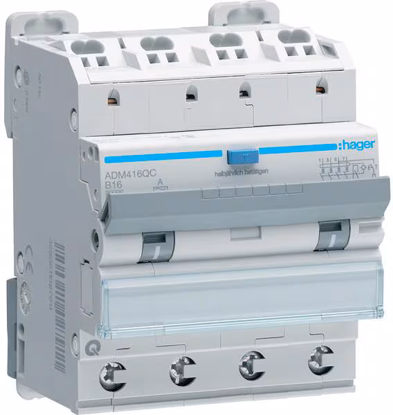 Disjoncteur différentiel FI Hager ADM416QC