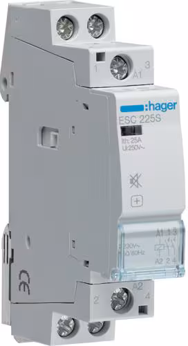Hager ESCxxxS Contacteur de puissance silencieux 230V