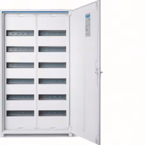 Hager distributeur de puissance encastré, 950x550x161, universel, IP44, SKII, 144PLE, QuickConnect