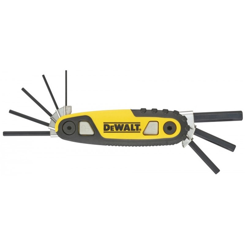 Jeu de clés Allen DEWALT 8 pièces en pochette