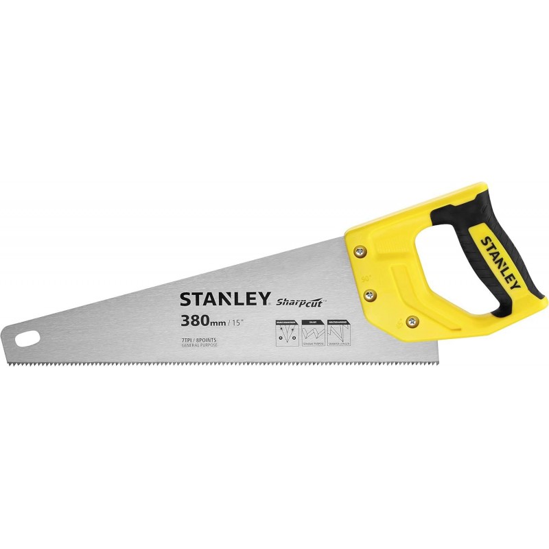 Stanley STHT20366-1 Scie égoïne Sharpcut 7TPI x 380 mm