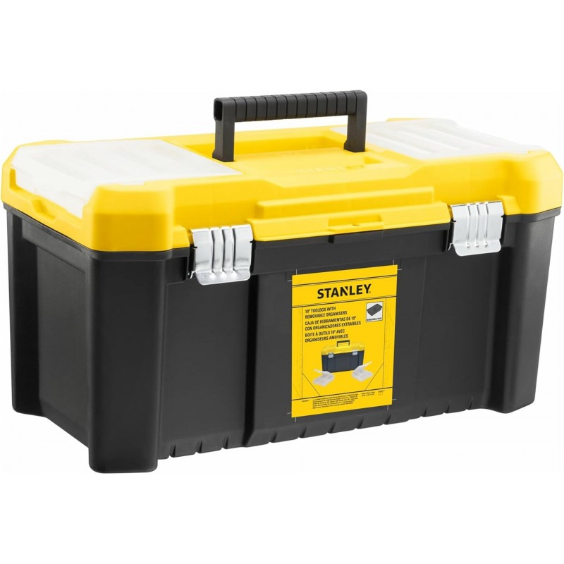 Stanley STST75787-1 Essential Boîte à outils 19" avec organisateurs amovibles