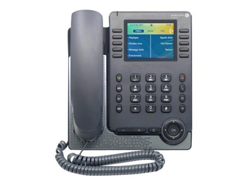 Téléphone fixe Alcatel Lucent Enterprise Essential ALE-30h, filaire, gris