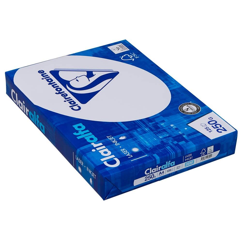 Papier à copier Clairefontaine Clairalfa DIN A4 250 g/m² - 125 feuilles