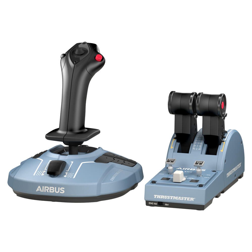 Pack Thrustmaster TCA Officer Airbus Edition - Joystick et quadrant - pour PC