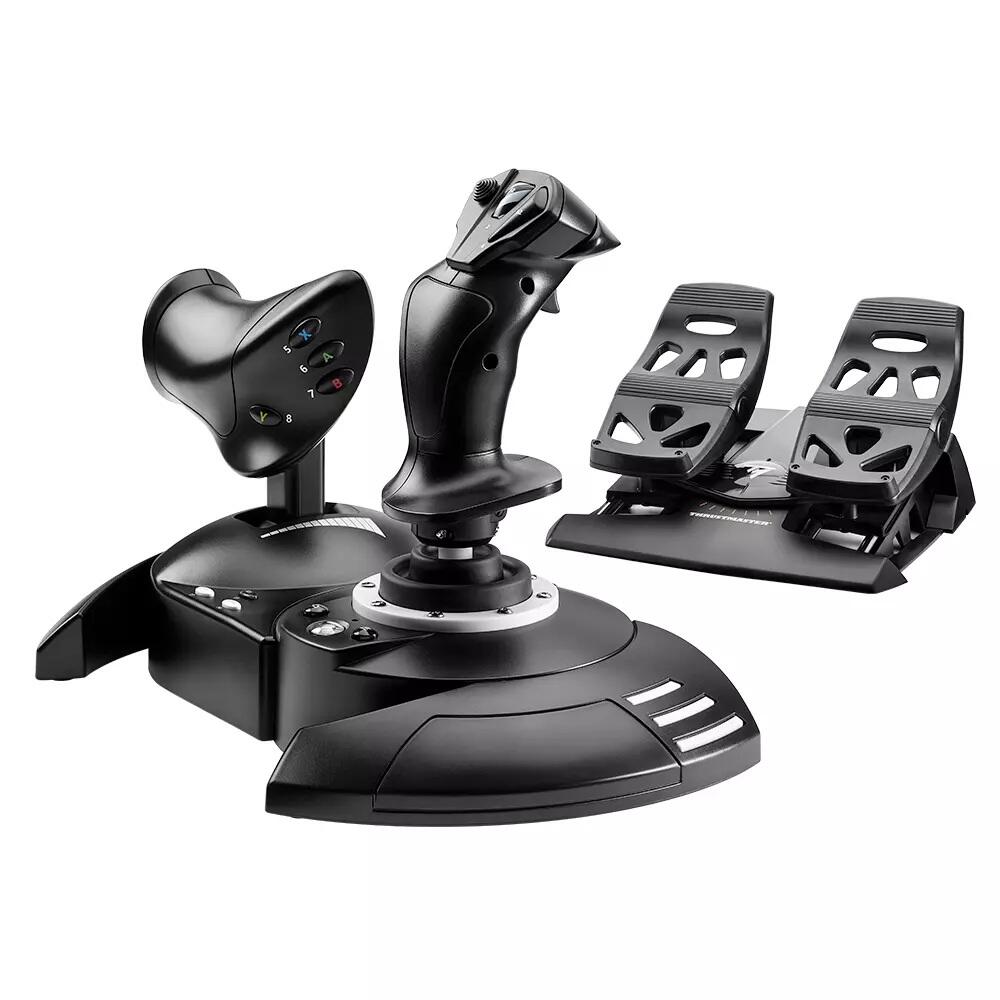 Thrustmaster T-Flight Full Kit X pour PC et XBOX T-Flight Hotas One et T-Flight Rudder Pedals en un seul kit
