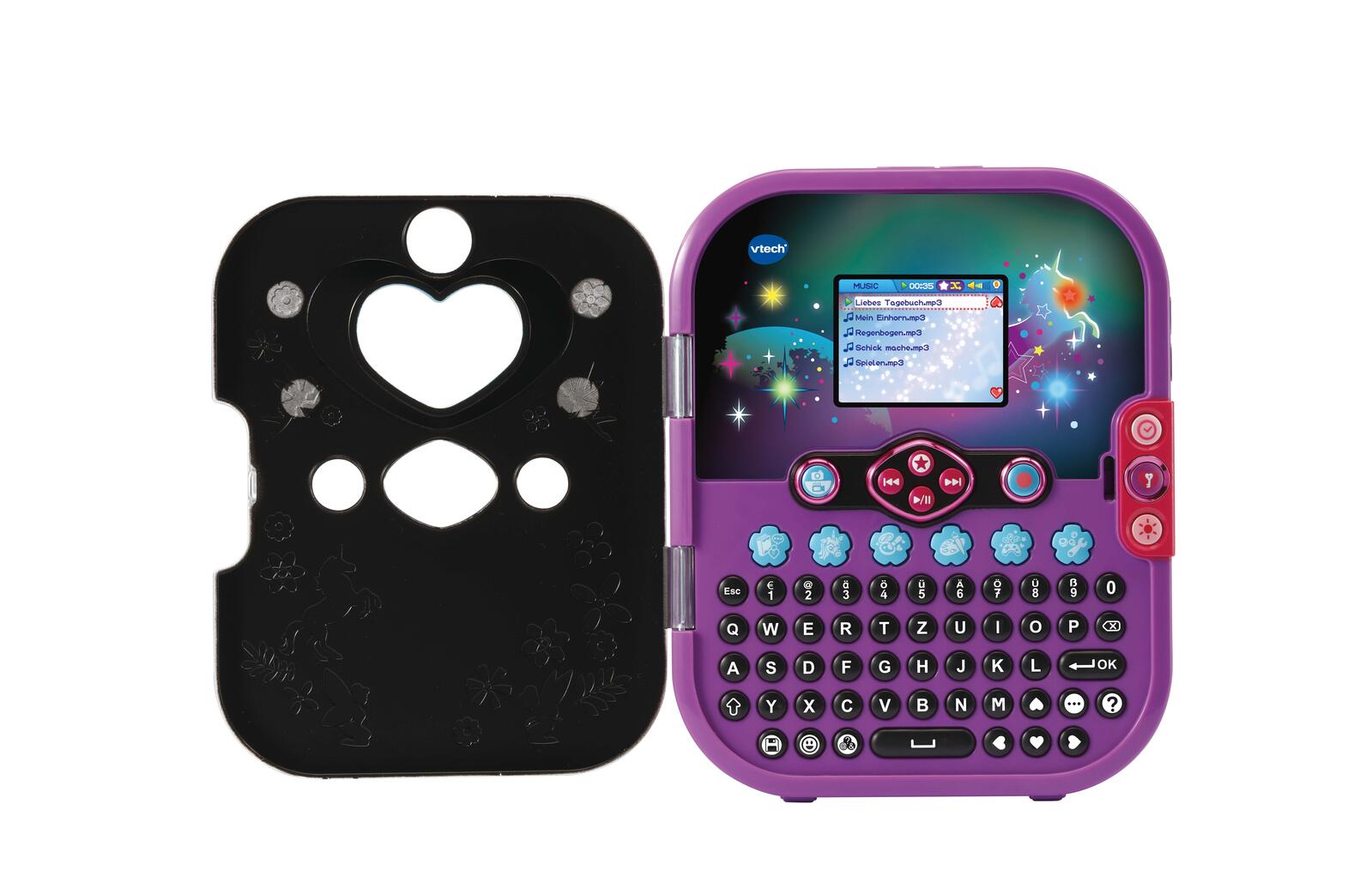 Journal électronique vtech® KidiSecrets Selfie Music noir