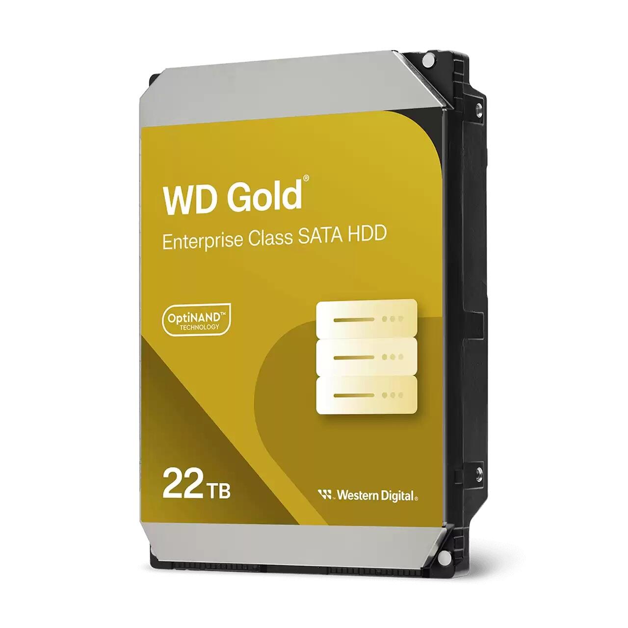 Disque dur WD Gold Enterprise Class - 22 TB512e, SATA 6 Gb/s, 3,5", OptiNAND™