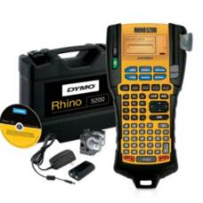 DYMO® Rhino 5200 - Imprimante industrielle d'étiquettes - Clavier ABC, coffret inclus - Transfert thermique, 180x180 ppp, 10 mm/s