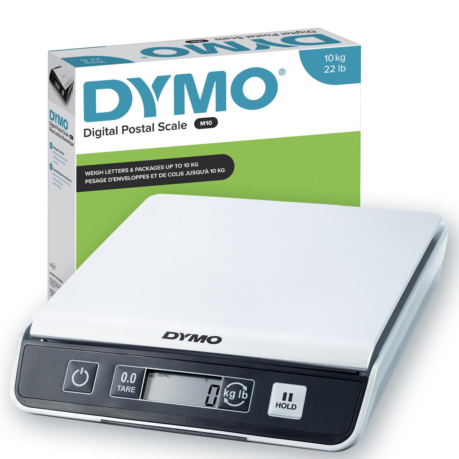 Balance postale DYMO® M10, capacité de pesée jusqu'à 10 kg