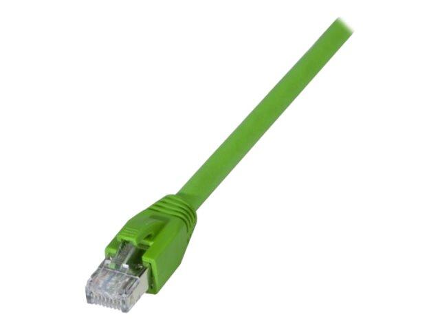 Câble Ethernet industriel Exertis Connect Cat. 6A, S/FTP (PiMF), résistant à l'huile, haute résistance à l'abrasion, vert, 2,0 m
