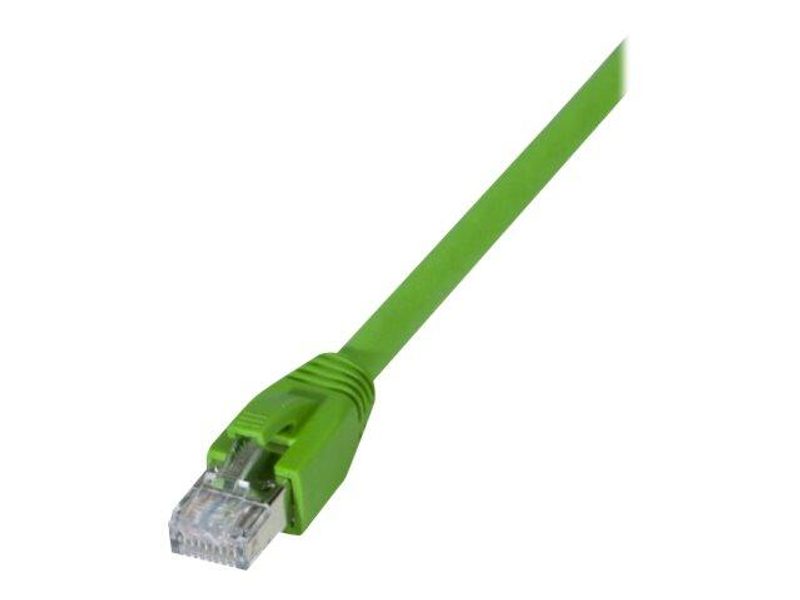 Câble de raccordement industriel Exertis Connect Cat. 6A, S/FTP (PiMF), résistant à l'huile, très résistant à l'abrasion, vert, 10,0 m