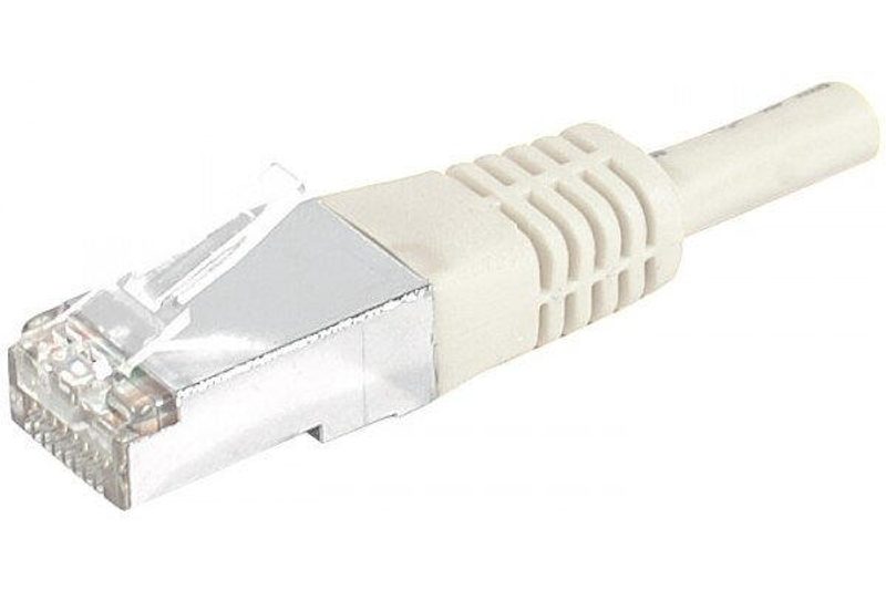 Câble de raccordement Dexlan Cat. 6A, S/FTP (PiMF), gris, 25,0 m