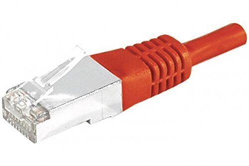 Câble de raccordement Dexlan Cat. 6A, S/FTP (PiMF), rouge, 25,0 m