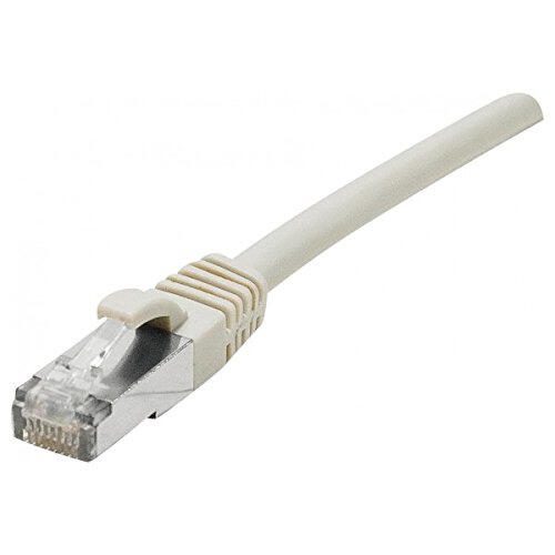 Câble de raccordement Exertis Connect Cat. 6A, U/UTP, avec protection anti-arrachement, gris, 15,0 m