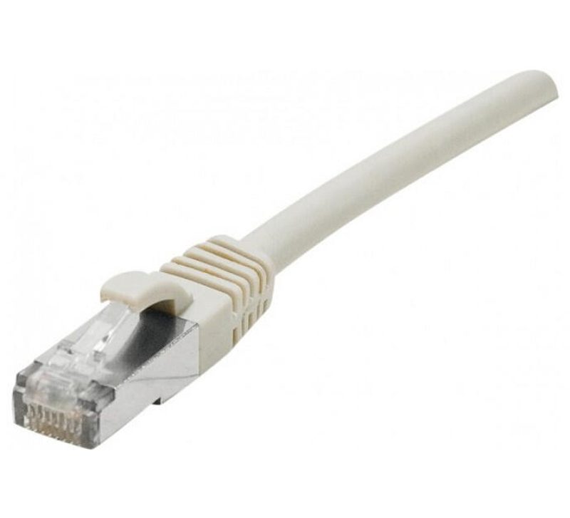 Câble de raccordement Exertis Connect Cat. 6A, U/UTP, avec protection contre l'arrachement, gris, 20,0 m