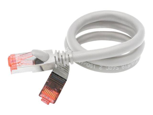 Câble de raccordement Exertis Connect Cat. 6A, U/FTP, très flexible, gris, 10,0 m