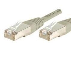 Câble de raccordement Dexlan Cat. 6A, F/UTP, gris, 0,15 m