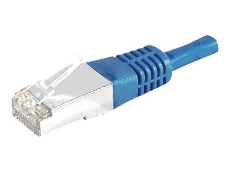Câble de raccordement Dexlan Cat. 6A, F/UTP, bleu, 7,5 m