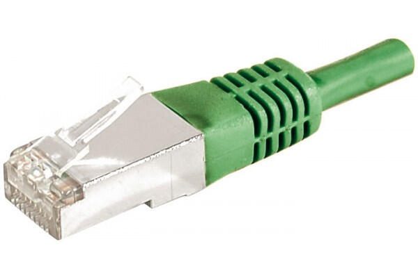 Câble de raccordement Dexlan Cat. 6A, F/UTP, vert, 25,0 m