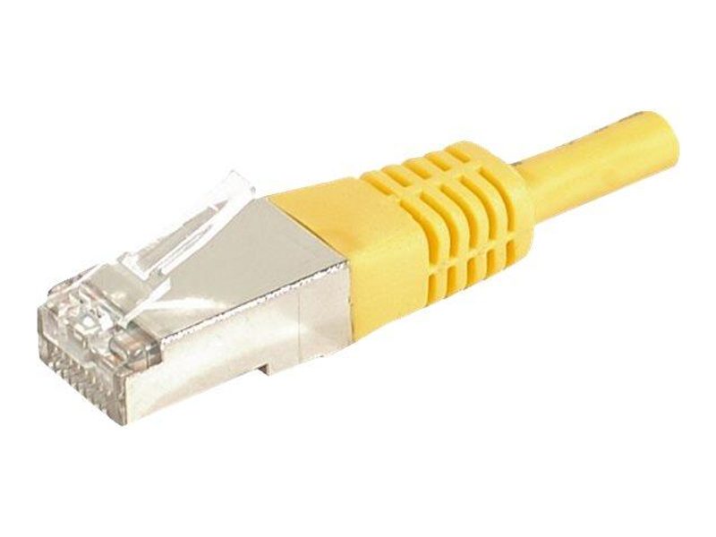 Câble de raccordement Dexlan Cat. 6A, F/UTP, jaune, 20,0 m