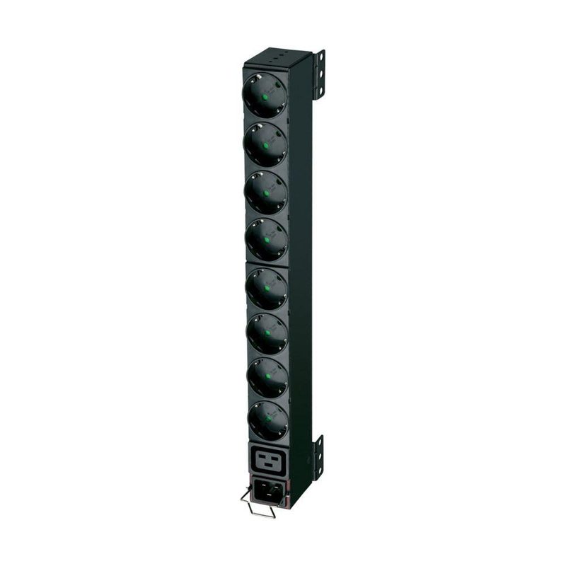 Eaton FlexPDU 8DIN1HE, entrée C20, 4 kW, 16 A, 200-240 V, sorties : 1x C19, 8x Schuko, DIN
