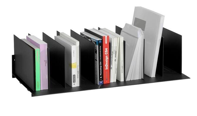 PAPERFLOW Support de livres 85,8 x 32,3 x 23,3 cm noir